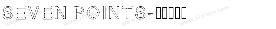 Seven Points字体转换